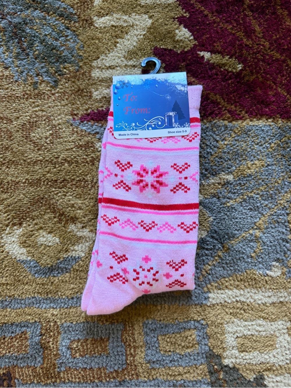 Woman’s Pink Socks